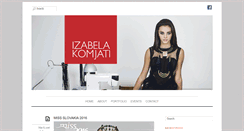 Desktop Screenshot of izabelakomjati.com